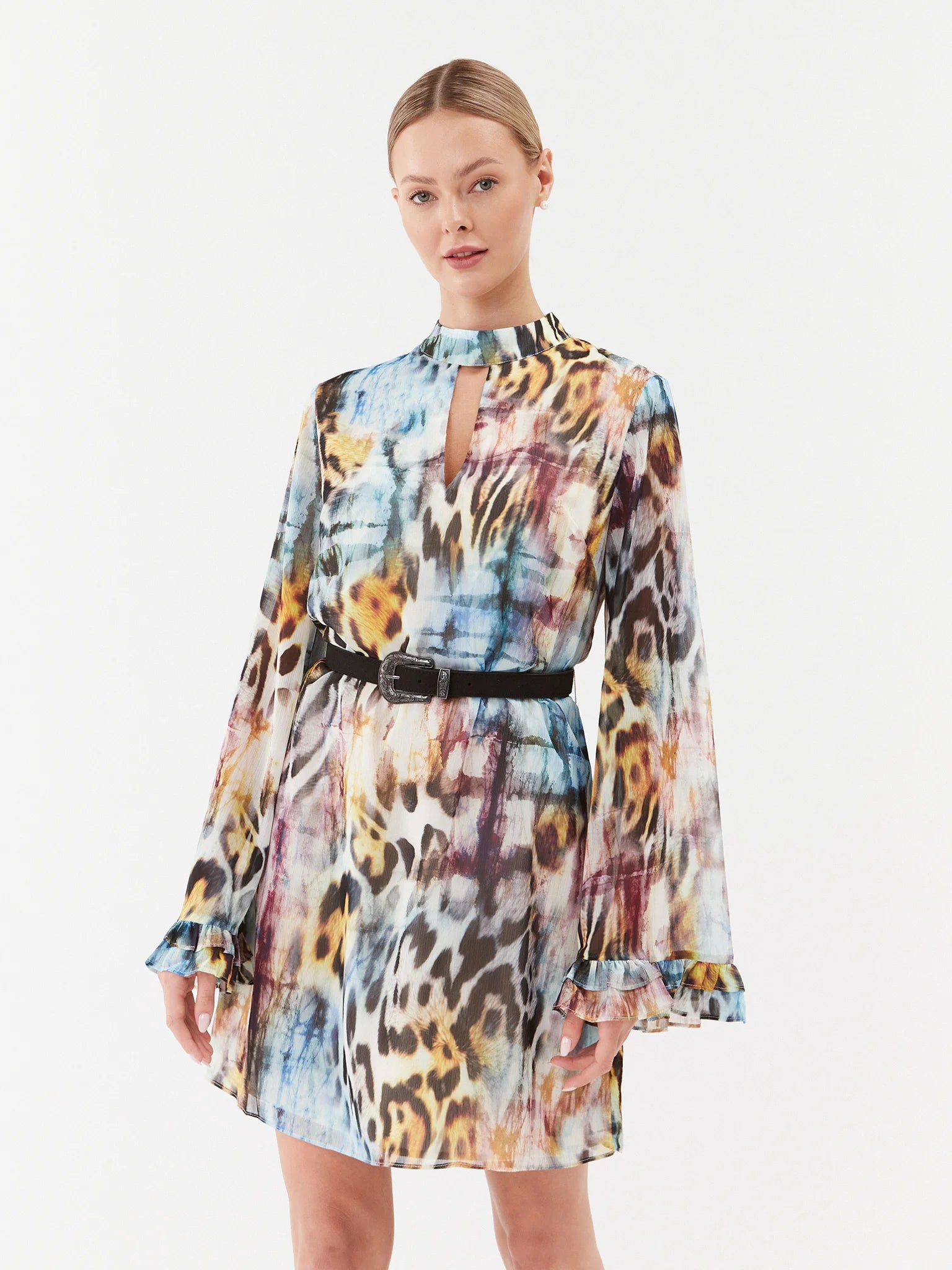 Guess L/S Pattern Dress