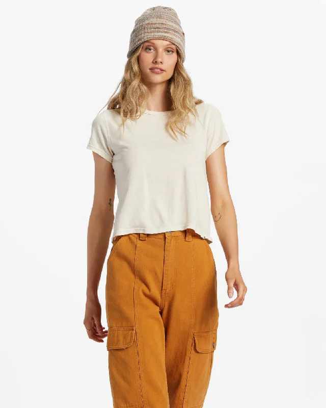 Better Then Basic T-Shirt - White Cap Cotton Fabric Linen Fabric Terry Fabric
