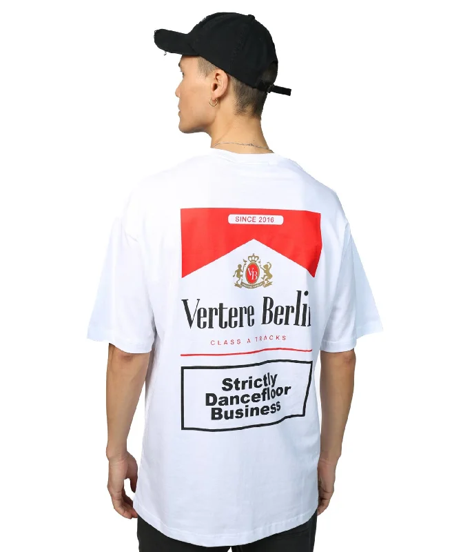 CIG T-SHIRT - WHITE Polka Dot Checkered Tartan