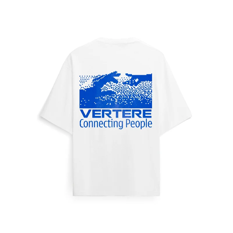 CONNECTING T-SHIRT - WHITE Anti-Shrink Durable Soft