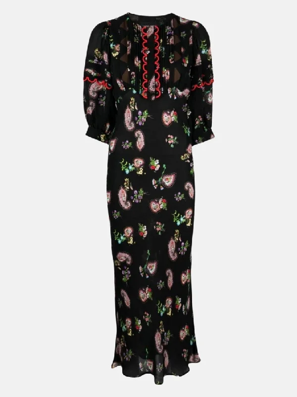 Midnight Garden Dress Tunics Luxurious high-end
