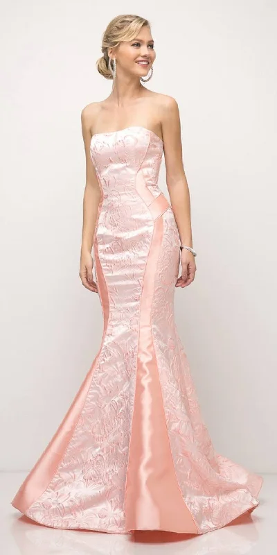 Cinderella Divine US001 Mermaid Long Dress Strapless Casual Short Summer