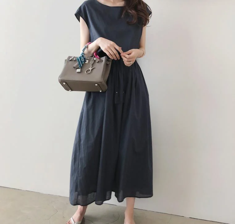 Women's waist size cotton dress Tunics Top rated