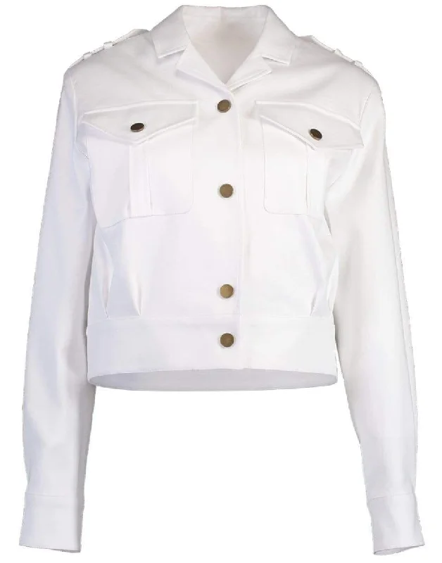 Optic White Moto Jacket Faux Fur Jacket Real Fur Jacket Shearling Jacket
