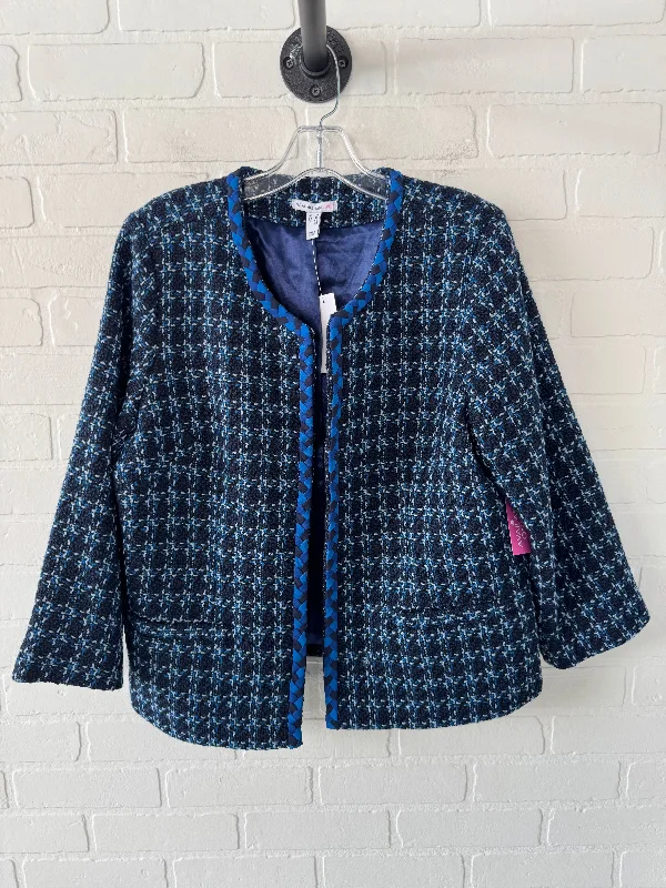 Blazer By Isaac Mizrahi Live Qvc In Blue, Size: L Women's Vintage Suit